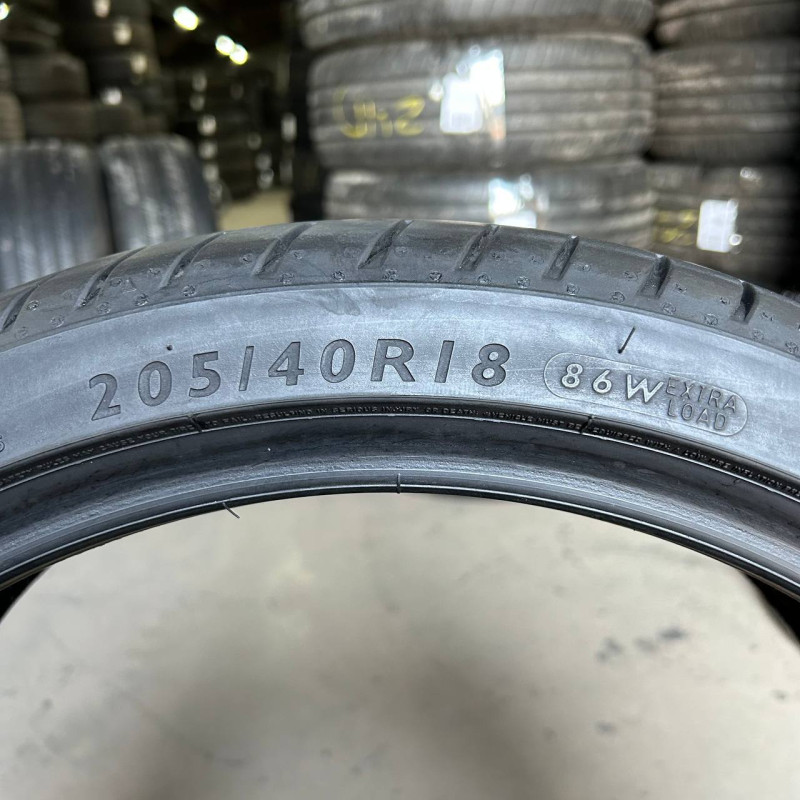 205/40 R18 DUNLOP SPORT MAXX RT RUN FLAT 6mm