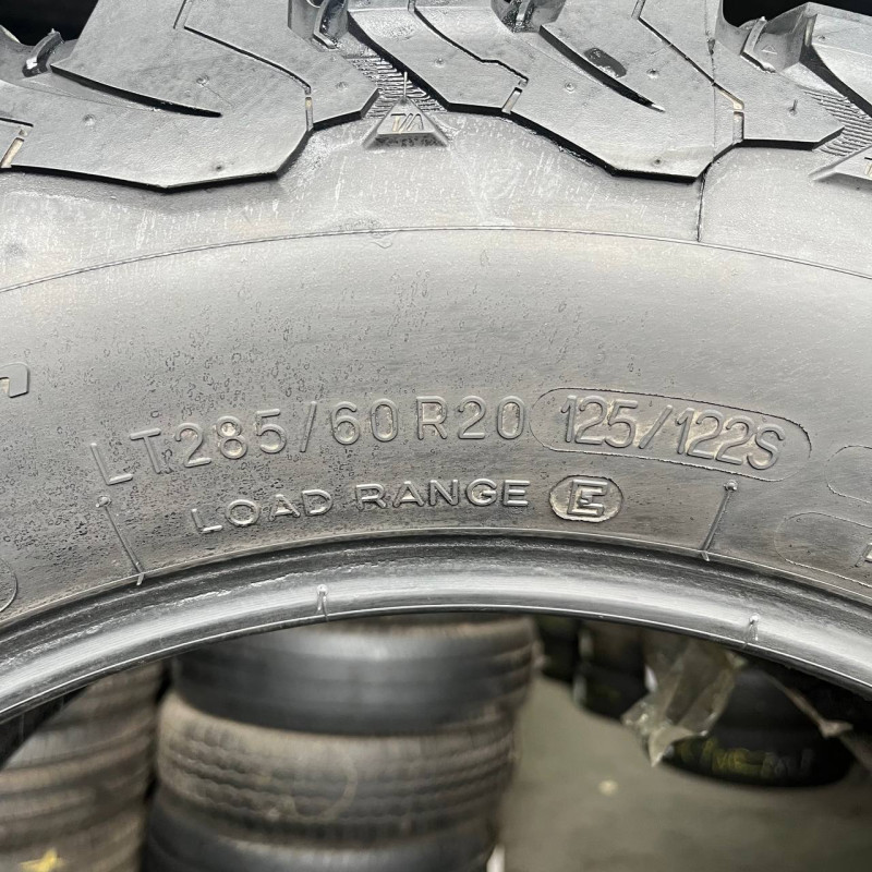 285/60 R20 BFGOODRICH ALL-TERRAIN T/A KO2 6mm
