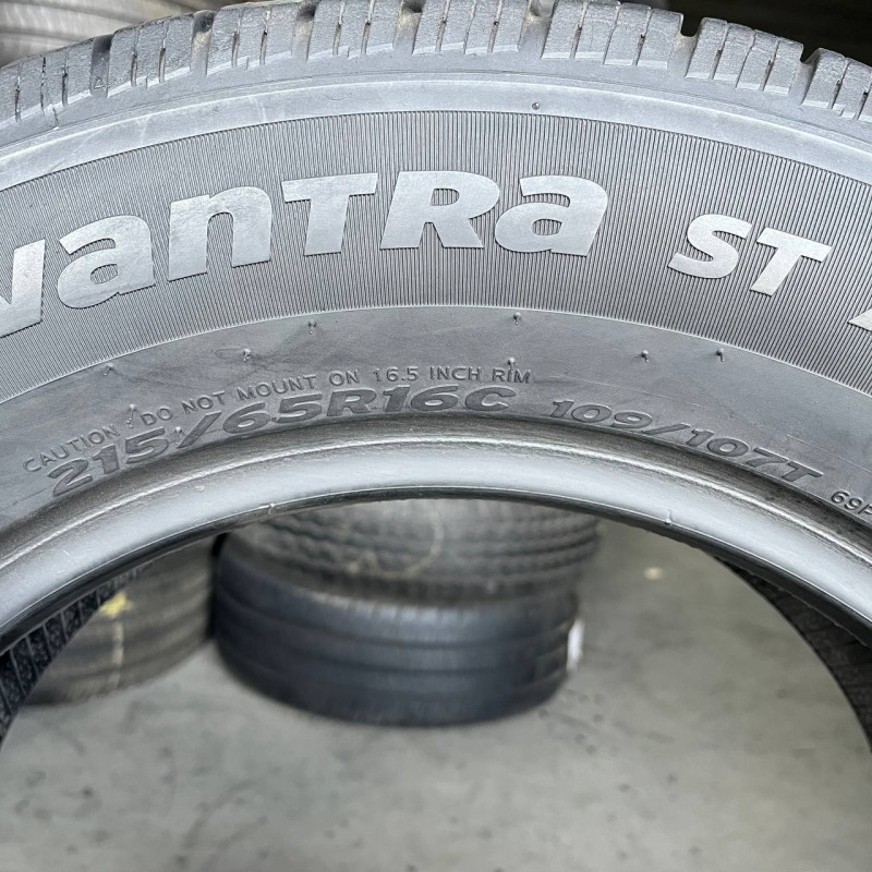 215/65 R16C HANKOOK VANTRA ST AS2 RA30 4mm