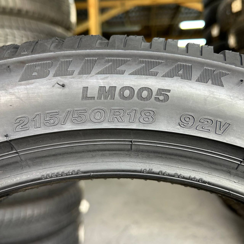 215/50 R18 BRIDGESTONE BLIZZAK LM005 5mm