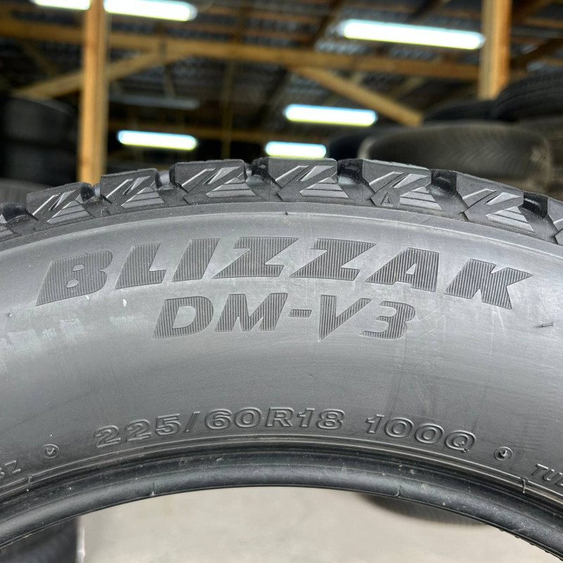 225/60 R18 BRIDGESTONE BLIZZAK DM-V3 9mm