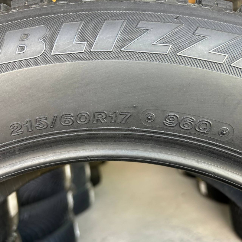 215/60 R17 BRIDGESTONE BLIZZAK REVO GZ 7mm
