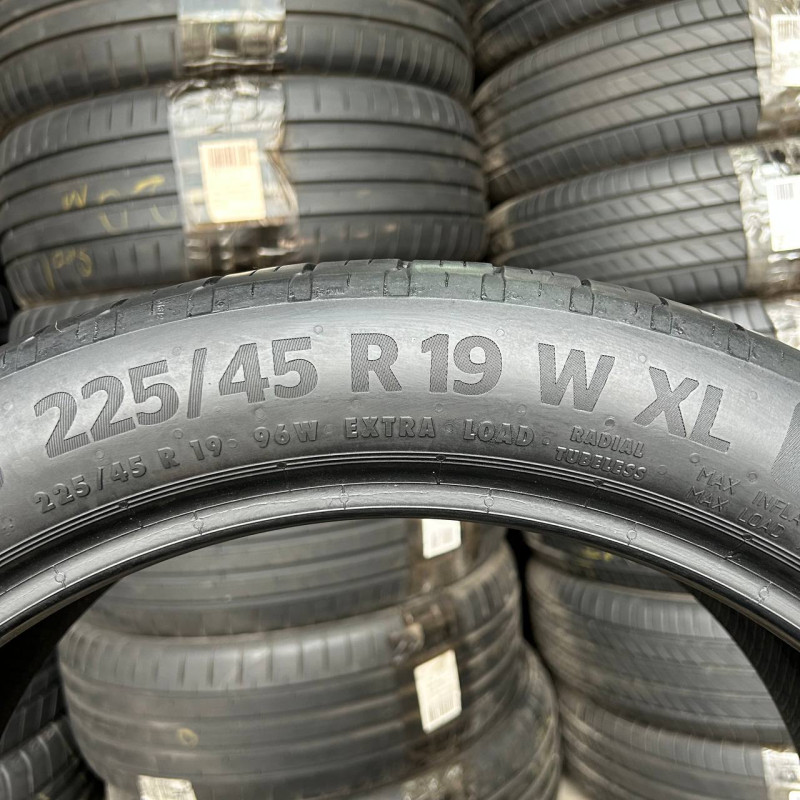 225/45 R19 CONTINENTAL ECOCONTACT 6 RUN FLAT 5mm