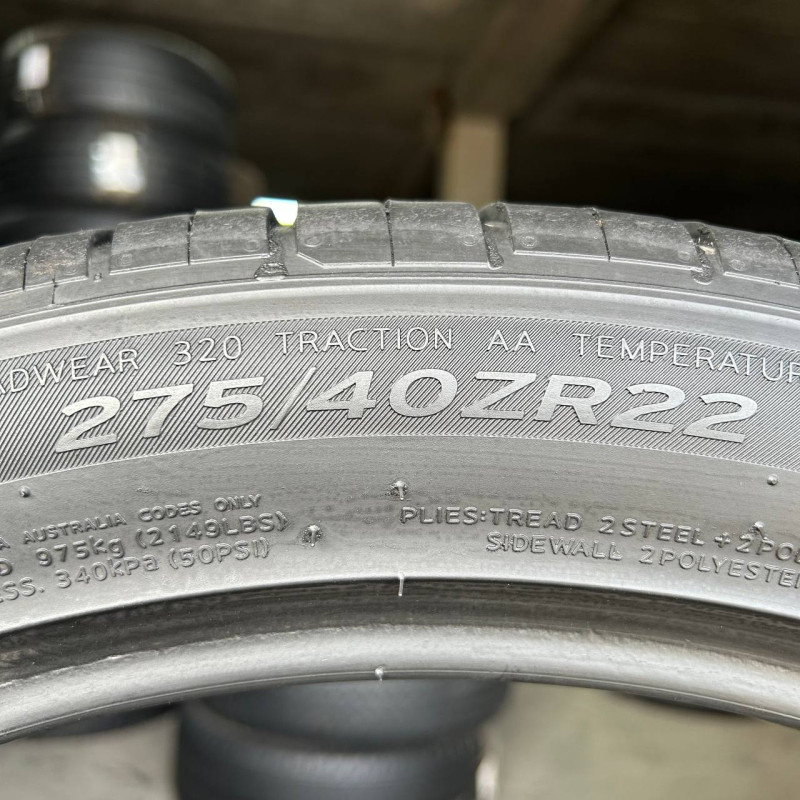 275/40 R22 HANKOOK VENTUS S1 EVO3 SUV K127A 5mm