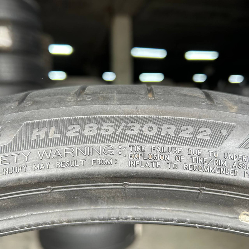 285/30 R22 BRIDGESTONE TURANZA 6 4mm