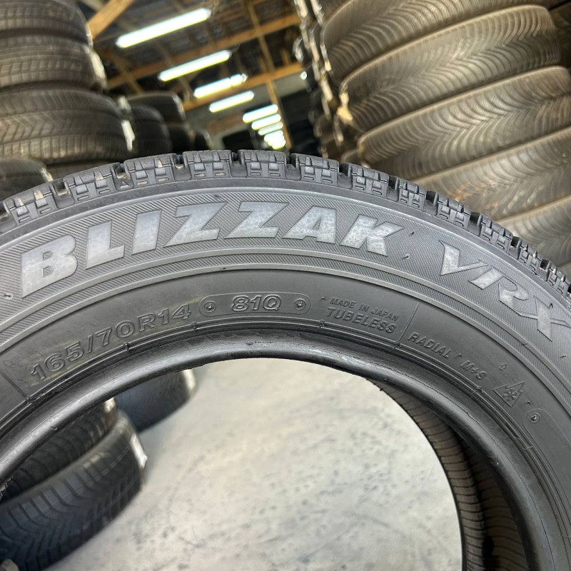 165/70 R14 BRIDGESTONE BLIZZAK VRX 7mm