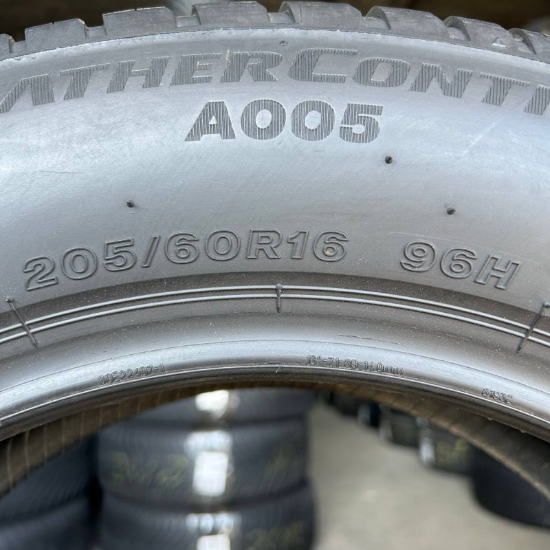 205/60 R16 BRIDGESTONE WEATHERCONTROL A005 5mm
